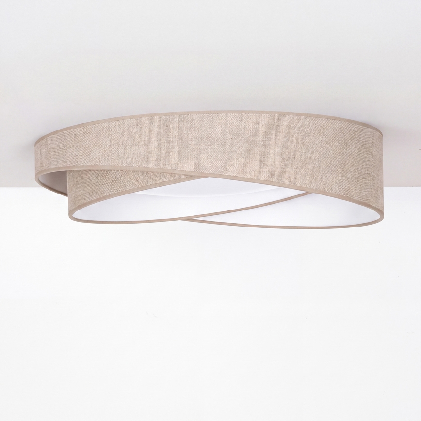 BRILAGI - LED Stropní svítidlo VELVET TWIST LED/24W/230V 4000K pr. 55 cm béžová
