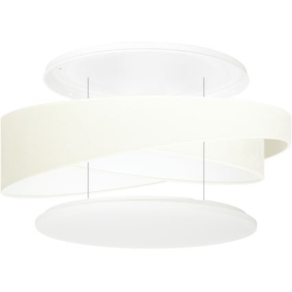 BRILAGI - LED Stropní svítidlo VELVET TWIST LED/24W/230V 4000K pr. 55 cm béžová