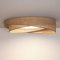 Brilagi - LED Stropní svítidlo VELVET TWIST LED/24W/230V 4000K pr. 55 cm béžová