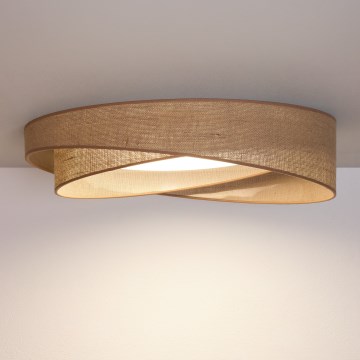 Brilagi - LED Stropní svítidlo VELVET TWIST LED/24W/230V 4000K pr. 55 cm béžová