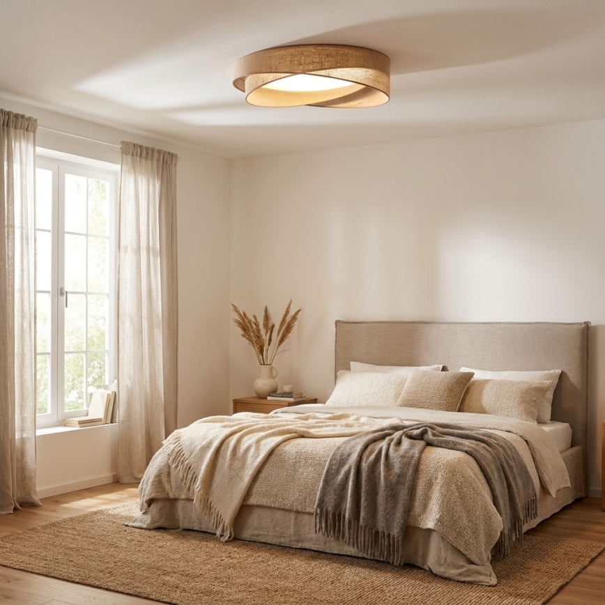 BRILAGI - LED Stropní svítidlo VELVET TWIST LED/24W/230V 4000K pr. 55 cm béžová