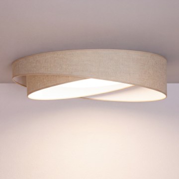 BRILAGI - LED Stropní svítidlo VELVET TWIST LED/24W/230V 4000K pr. 55 cm béžová