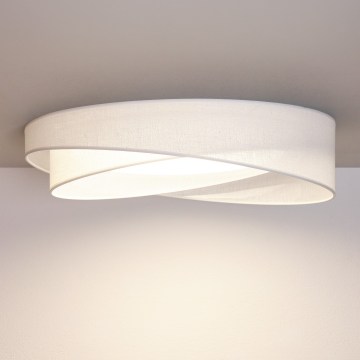 Brilagi - LED Stropní svítidlo VELVET TWIST LED/24W/230V 4000K pr. 55 cm bílá
