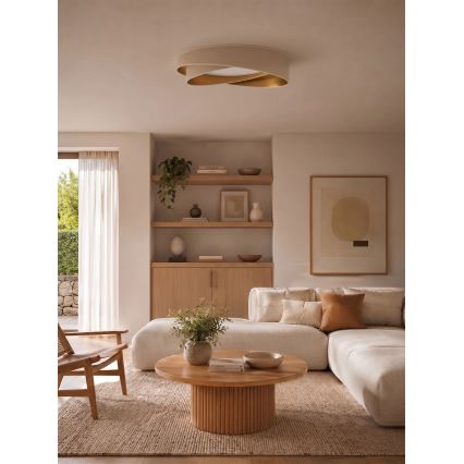 BRILAGI - LED Stropní svítidlo VELVET TWIST LED/24W/230V 4000K pr. 55 cm bílá/zlatá