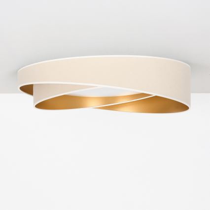BRILAGI - LED Stropní svítidlo VELVET TWIST LED/24W/230V 4000K pr. 55 cm bílá/zlatá