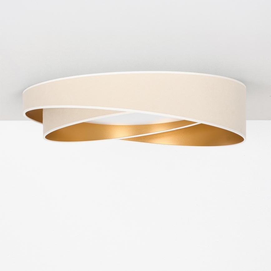BRILAGI - LED Stropní svítidlo VELVET TWIST LED/24W/230V 4000K pr. 55 cm bílá/zlatá