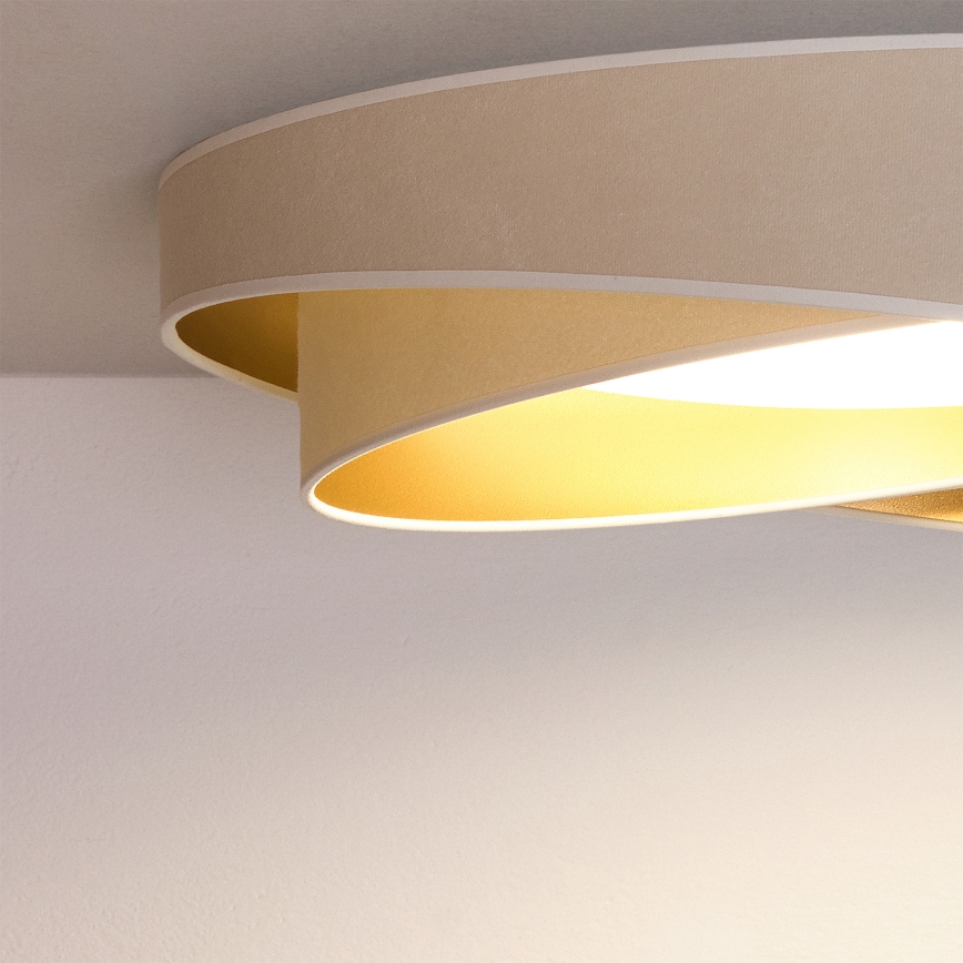 BRILAGI - LED Stropní svítidlo VELVET TWIST LED/24W/230V 4000K pr. 55 cm bílá/zlatá