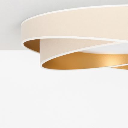 BRILAGI - LED Stropní svítidlo VELVET TWIST LED/24W/230V 4000K pr. 55 cm bílá/zlatá
