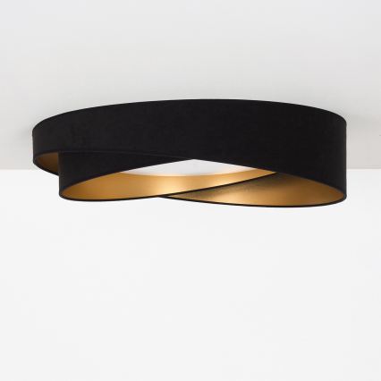 BRILAGI - LED Stropní svítidlo VELVET TWIST LED/24W/230V 4000K pr. 55 cm černá/zlatá