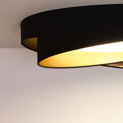 BRILAGI - LED Stropní svítidlo VELVET TWIST LED/24W/230V 4000K pr. 55 cm černá/zlatá