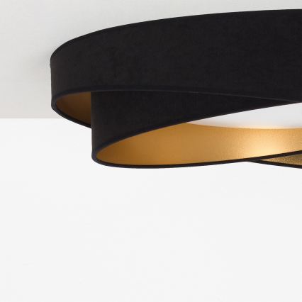 BRILAGI - LED Stropní svítidlo VELVET TWIST LED/24W/230V 4000K pr. 55 cm černá/zlatá