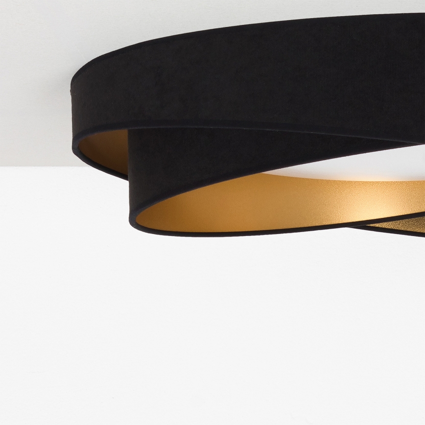 BRILAGI - LED Stropní svítidlo VELVET TWIST LED/24W/230V 4000K pr. 55 cm černá/zlatá