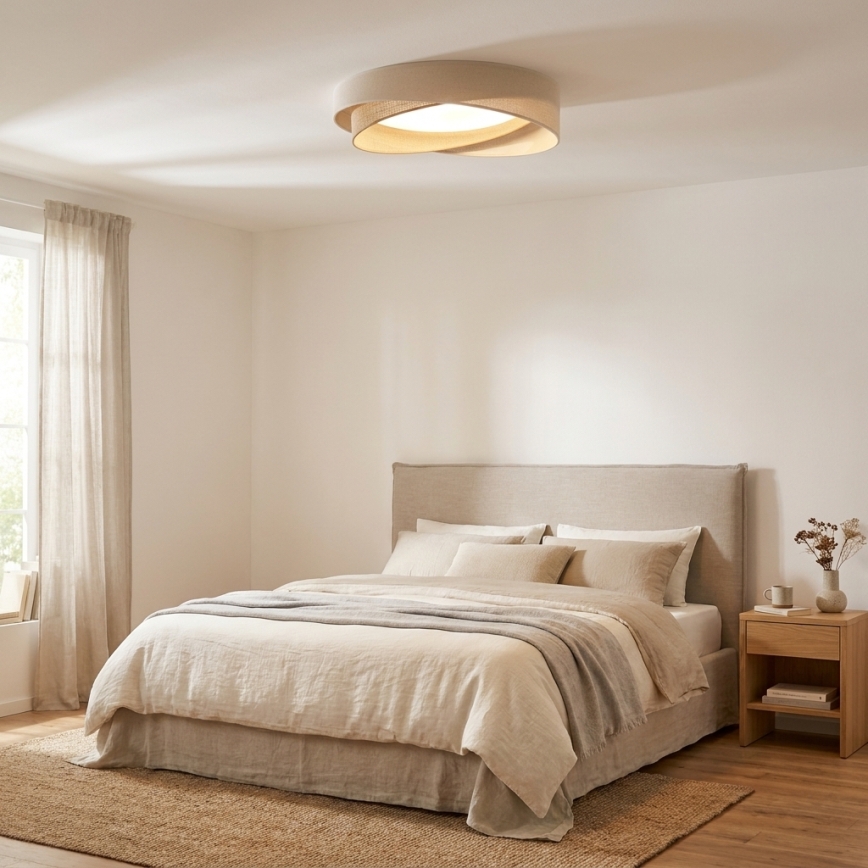 BRILAGI - LED Stropní svítidlo VELVET TWIST LED/24W/230V 4000K pr. 55 cm krémová/béžová
