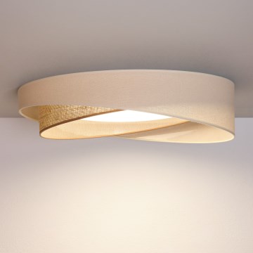 Brilagi - LED Stropní svítidlo VELVET TWIST LED/24W/230V 4000K pr. 55 cm krémová/béžová