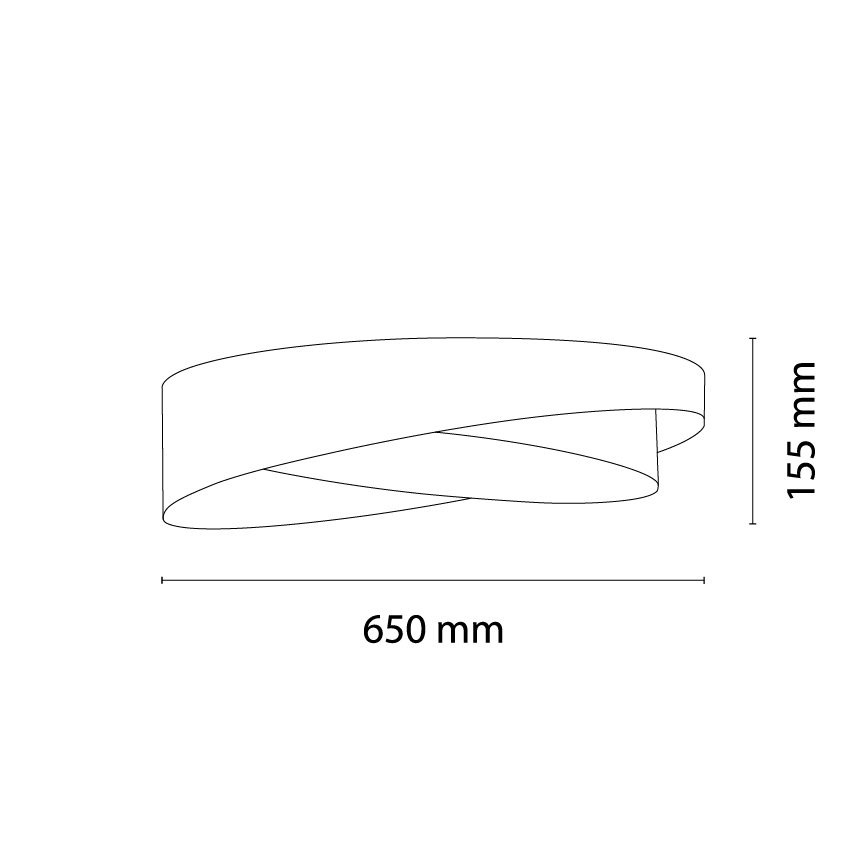 BRILAGI - LED Stropní svítidlo VELVET TWIST LED/24W/230V 4000K pr. 55 cm růžová/krémová