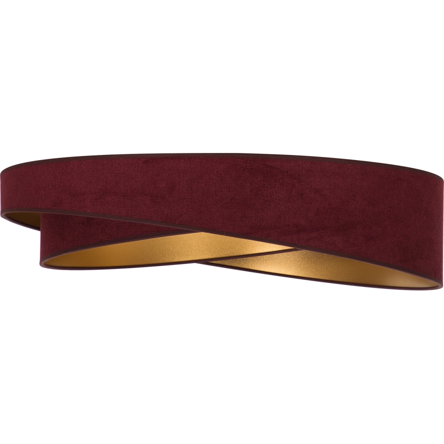 Brilagi - LED Stropní svítidlo VELVET TWIST LED/24W/230V 4000K pr. 55 cm vínová/zlatá