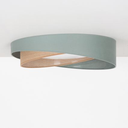 BRILAGI - LED Stropní svítidlo VELVET TWIST LED/24W/230V 4000K pr. 55 cm zelená/béžová