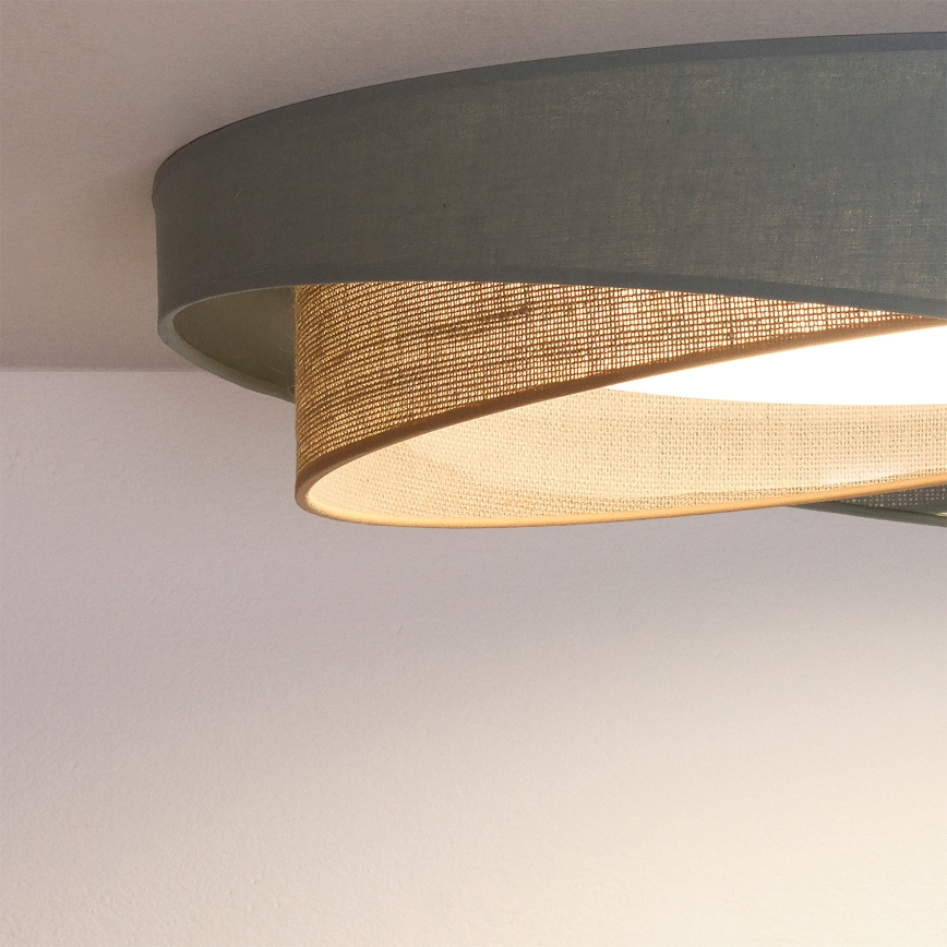 BRILAGI - LED Stropní svítidlo VELVET TWIST LED/24W/230V 4000K pr. 55 cm zelená/béžová