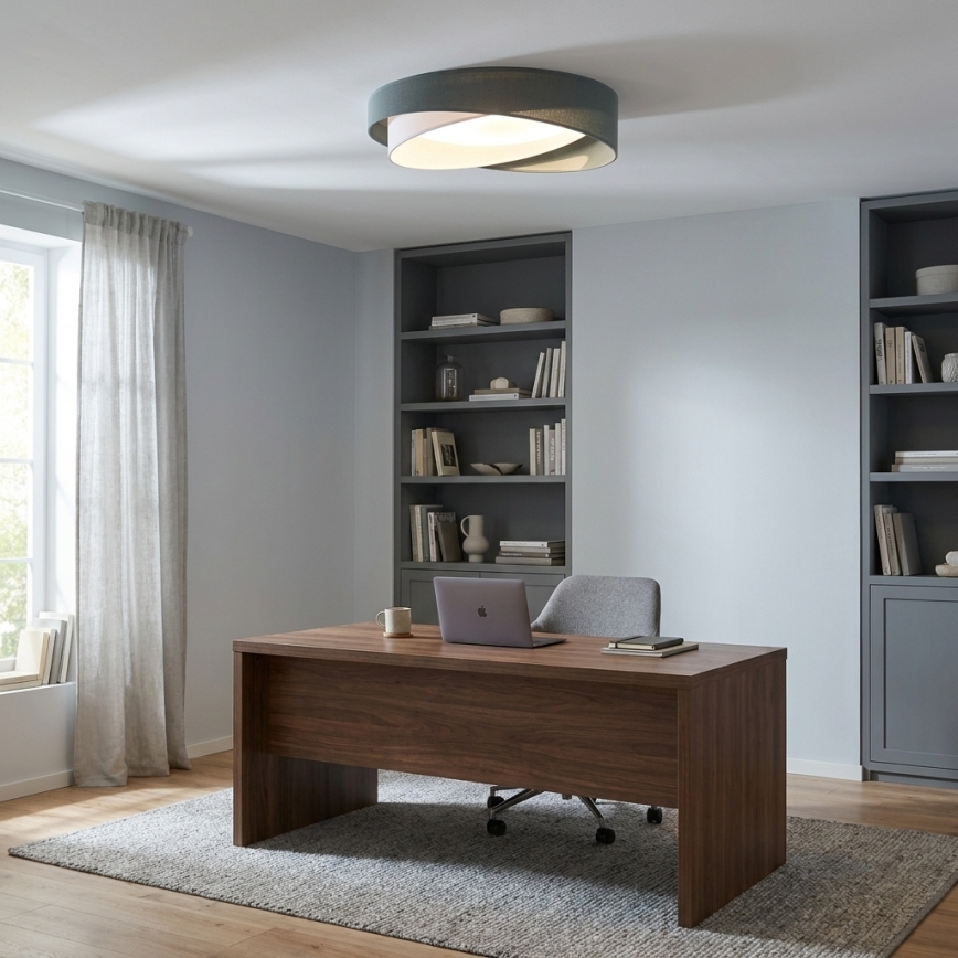 BRILAGI - LED Stropní svítidlo VELVET TWIST LED/24W/230V 4000K pr. 55 cm zelená/bílá