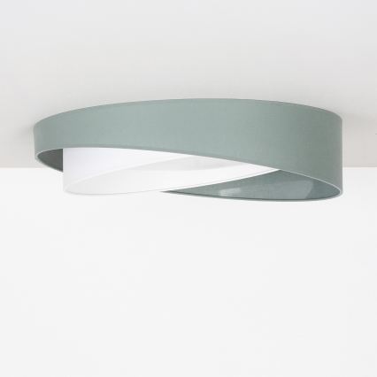 BRILAGI - LED Stropní svítidlo VELVET TWIST LED/24W/230V 4000K pr. 55 cm zelená/bílá