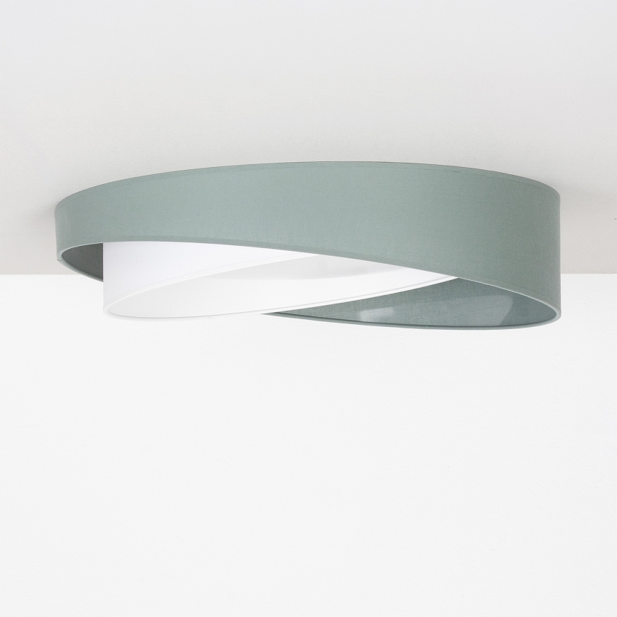 BRILAGI - LED Stropní svítidlo VELVET TWIST LED/24W/230V 4000K pr. 55 cm zelená/bílá
