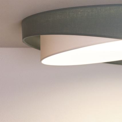 BRILAGI - LED Stropní svítidlo VELVET TWIST LED/24W/230V 4000K pr. 55 cm zelená/bílá