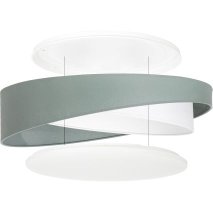 BRILAGI - LED Stropní svítidlo VELVET TWIST LED/24W/230V 4000K pr. 55 cm zelená/bílá