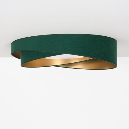BRILAGI - LED Stropní svítidlo VELVET TWIST LED/24W/230V 4000K pr. 55 cm zelená/zlatá