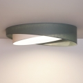 Brilagi - LED Stropní svítidlo VELVET TWIST LED/24W/230V 4000K pr. 55 cm zelená/bílá