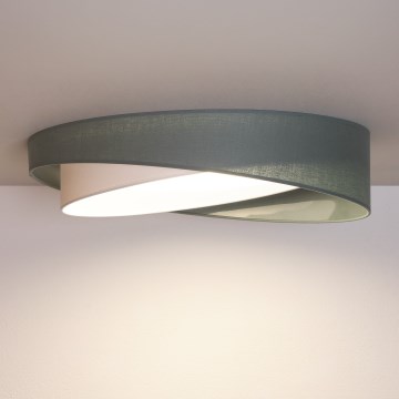 Brilagi - LED Stropní svítidlo VELVET TWIST LED/24W/230V 4000K pr. 55 cm zelená/bílá
