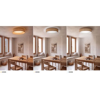 Brilagi - LED Stropní svítidlo VELVET VARI LED/24W/230V 3000/4000/6500K pr. 45 cm béžová
