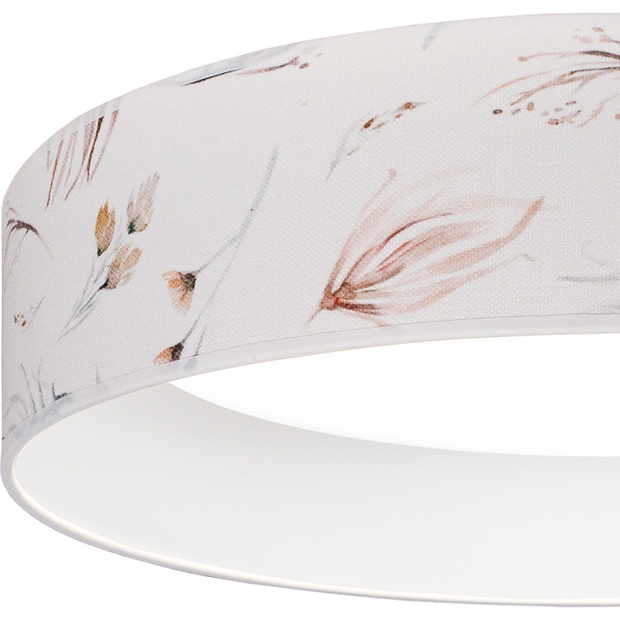 Brilagi - LED Stropní svítidlo VELVET VARI LED/24W/230V 3000/4000/6500K pr. 45 cm bílá/květiny