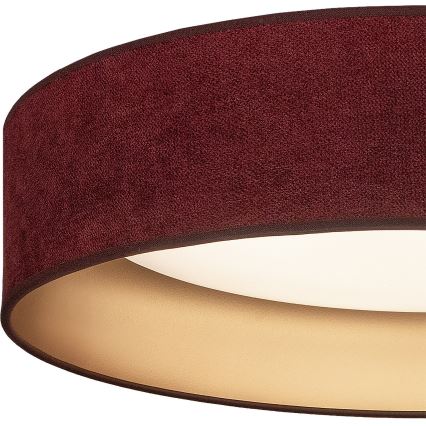 Brilagi - LED Stropní svítidlo VELVET VARI LED/24W/230V 3000/4000/6500K pr. 45 cm vínová/zlatá