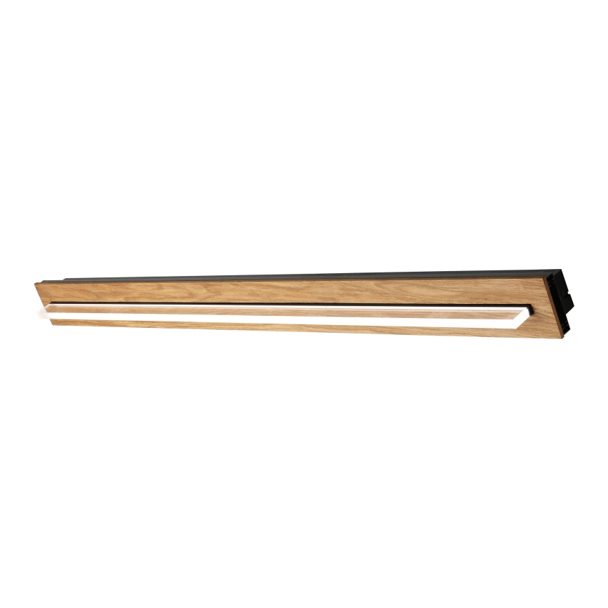 Brilagi - LED Stropní svítidlo WOODY FLAT LED/25W/230V 118 cm dub/černá