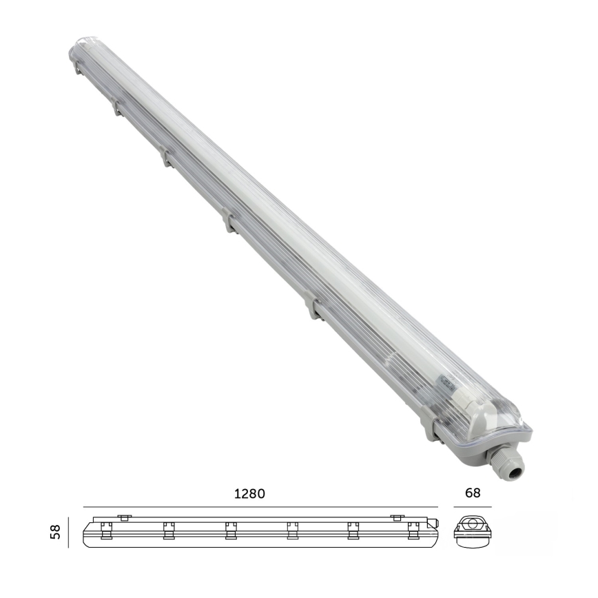 Brilagi - LED Technické zářivkové svítidlo OPTIMA T8 1xG13/18W/230V 4000K IP65 128 cm