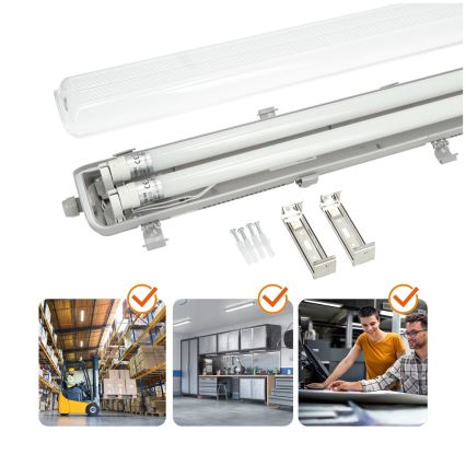 Brilagi - LED Technické zářivkové svítidlo OPTIMA T8 2xG13/18W/230V 4000K IP65 128 cm