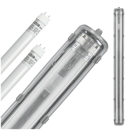 Brilagi - LED Technické zářivkové svítidlo OPTIMA T8 2xG13/18W/230V 4000K IP65 128 cm