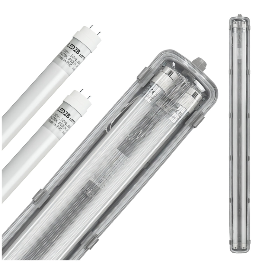 Brilagi - LED Technické zářivkové svítidlo OPTIMA T8 2xG13/18W/230V 4000K IP65 128 cm