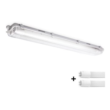 Brilagi - LED Technické prachotěsné zářivkové svítidlo OPTIMA T8 2xG13/9W/230V 4000K IP65 67,5 cm