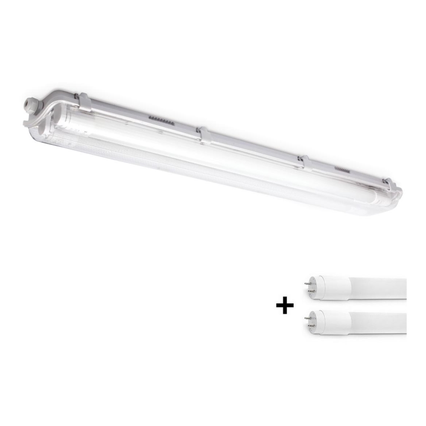 Brilagi - LED technické zářivkové svítidlo OPTIMA T8 2xG13/9W/230V 4000K IP65 67,5 cm