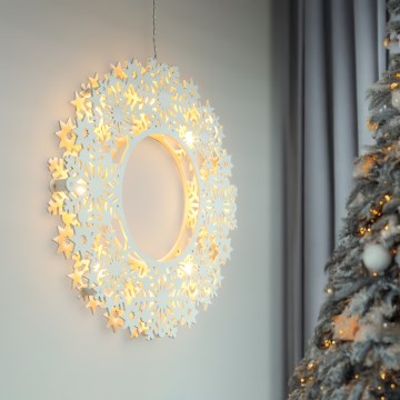 Brilagi - LED Vánoční dekorace LED/2xAA 30 cm věnec