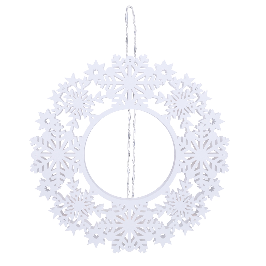 Brilagi - LED Vánoční dekorace LED/2xAA 30 cm věnec