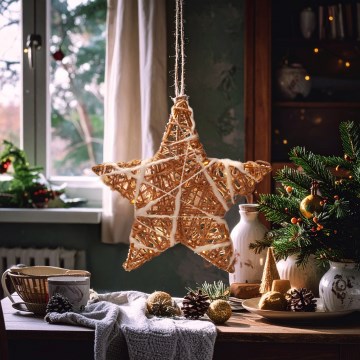 Brilagi - LED Vánoční dekorace LED/2xAA 30x28 cm hvězda