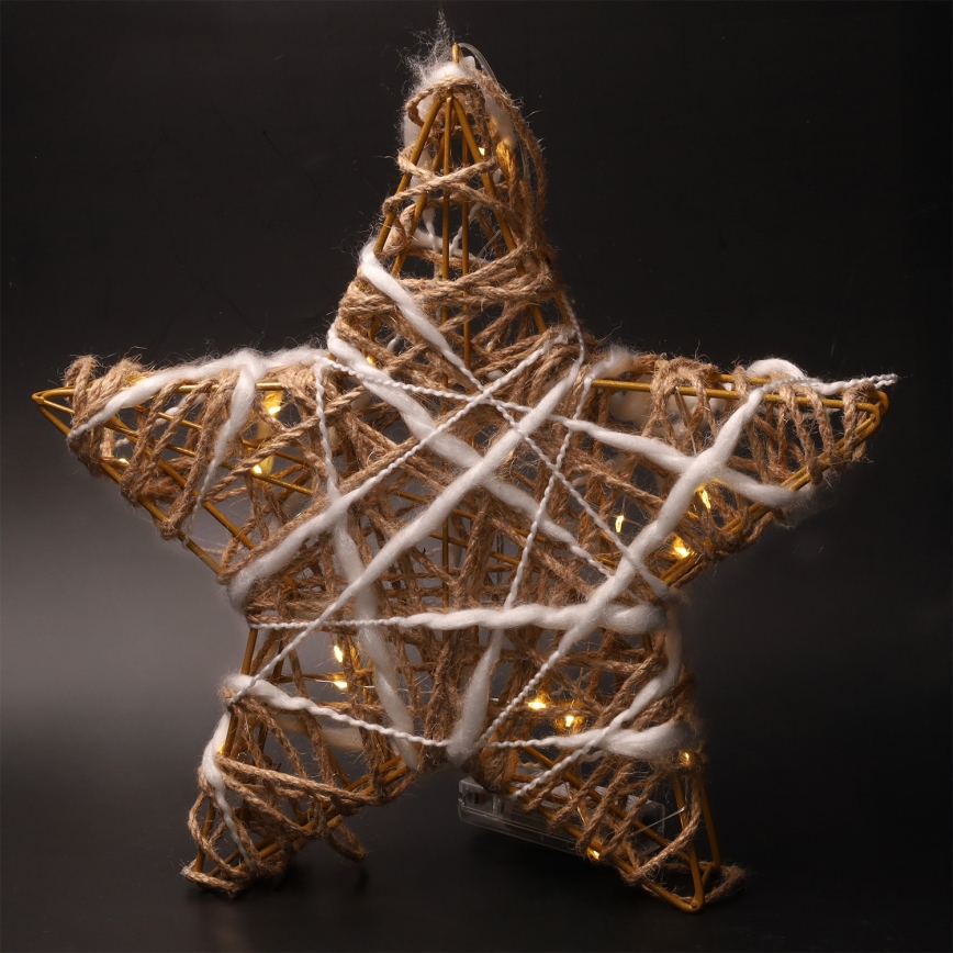 Brilagi - LED Vánoční dekorace LED/2xAA 30x28 cm hvězda