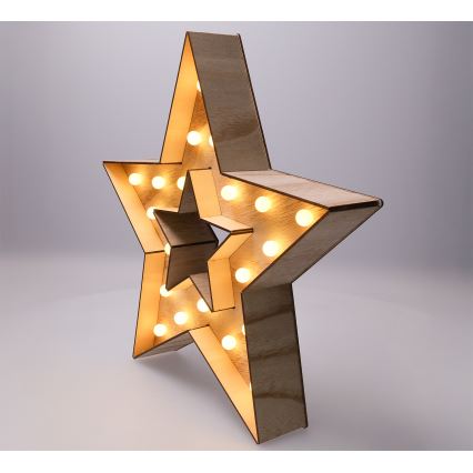 Brilagi - LED Vánoční dekorace LED/2xAA hvězda