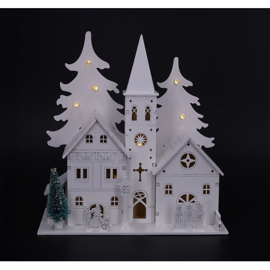 Brilagi - LED Vánoční dekorace LED/2xAA kostelík