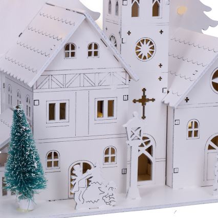 Brilagi - LED Vánoční dekorace LED/2xAA kostelík