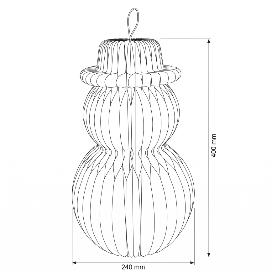 BRILAGI - LED Vánoční dekorace LED/2xAA sněhulák