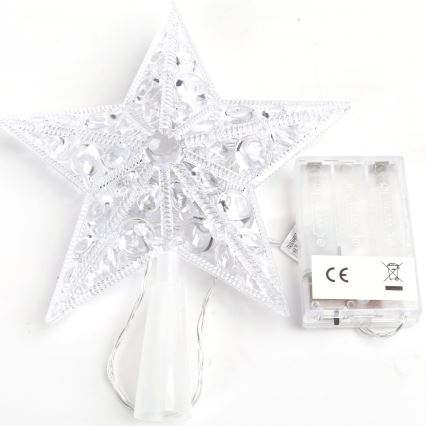 BRILAGI - LED Vánoční dekorace LED/3xAA 21 cm hvězda multicolor
