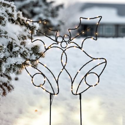 Brilagi - LED Vánoční dekorace LED/3xAA IP44 zvonečky